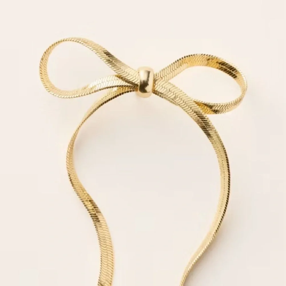 NWT Bow Linear Drop Stud Earrings - kate spade new york x Target Gold NYE - Picture 2 of 4